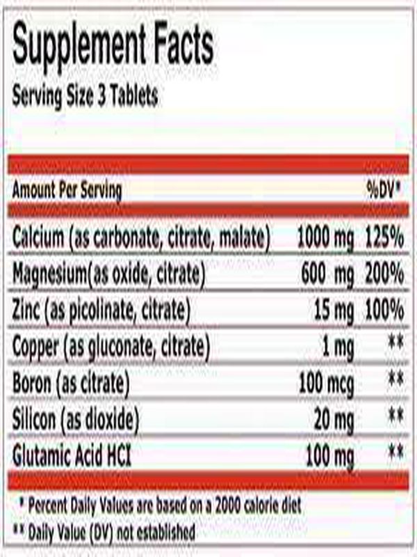 Universal Calcium Zinc Magnesium Boron - 1000mg 100 Tablet