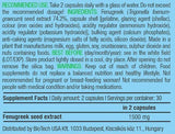 BioTech USA Fenugreek 1500 Çemen otu tozu 60 capsules